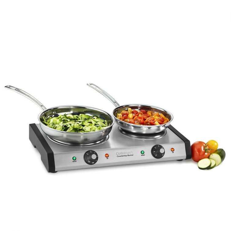 Cuisinart Countertop Double Burner & Reviews | Wayfair